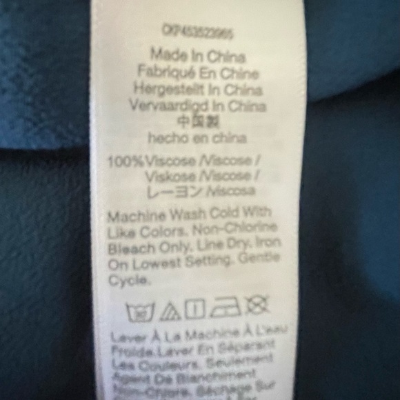 Madewell Novel Shift Dress Medium Deep Blue Teal Excellent condition Summer - Picture 6 of 7